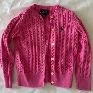 Polo Ralph Lauren Girls Cable Cardigan